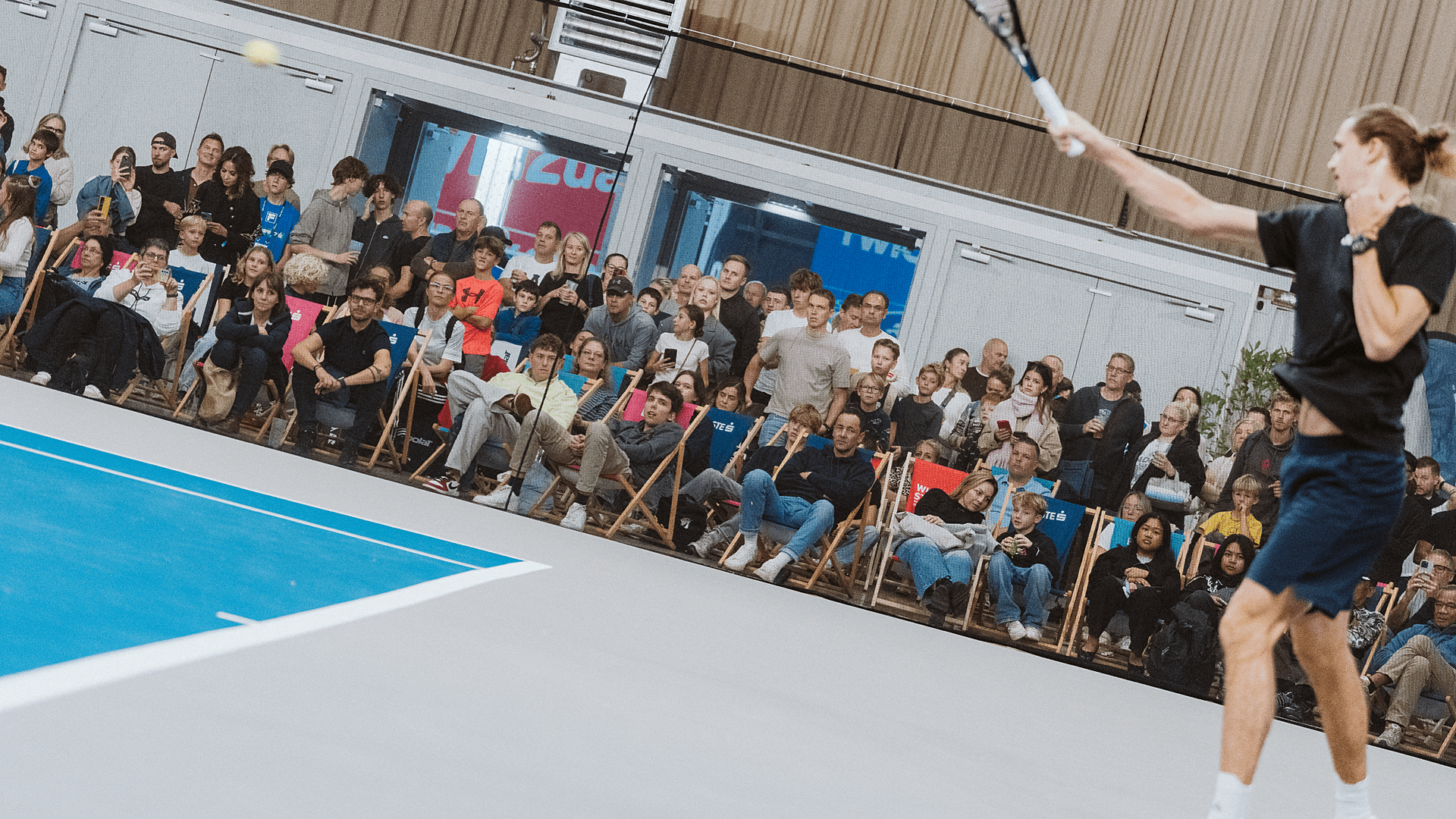 Alexander Zverev beim Training in der Marx Halle
