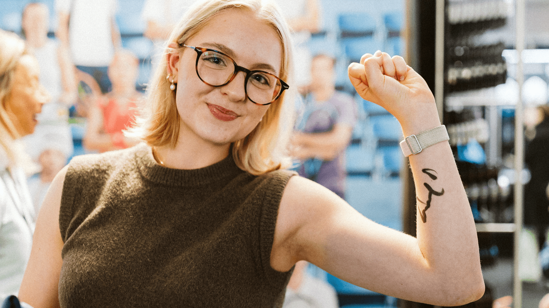 Fans bei der Autogrammstunde in der Wiener Stadthalle