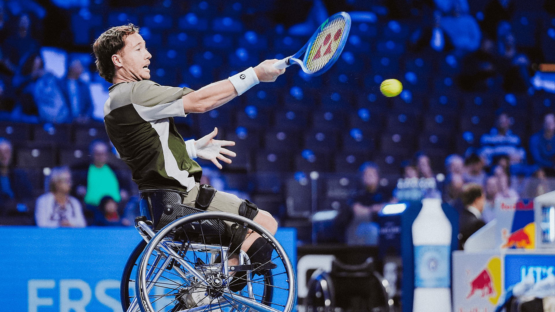 Alfie Hewett at the Erste Bank Open wheelchair tennis tournament