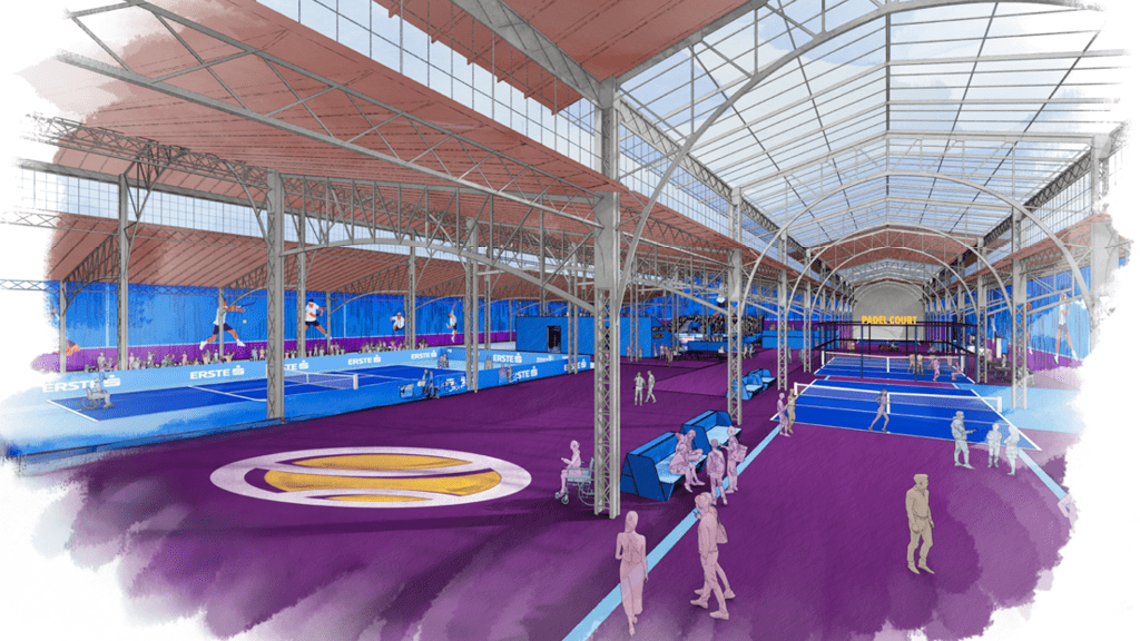 Marx Halle dritter Court