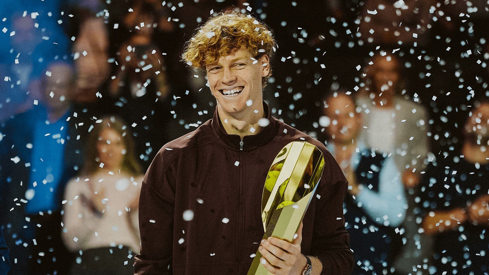 Jannik Sinner Siegertrophaee 2025